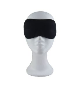3D sovemaske sort