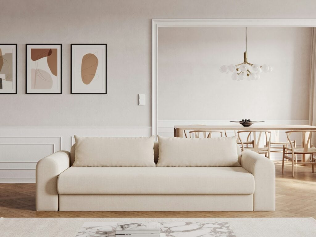 Bedre Nætter sovesofa - Moma Grain Beige Dag