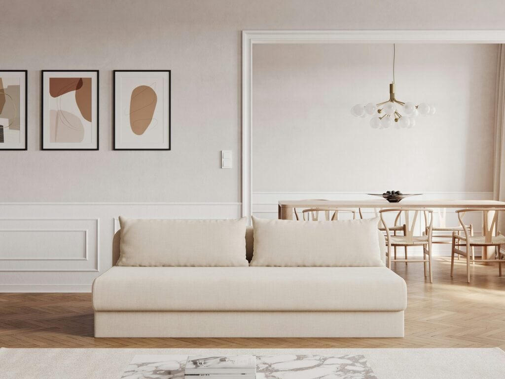 Bedre Nætter sovesofa - Mome Grain Beige Dag